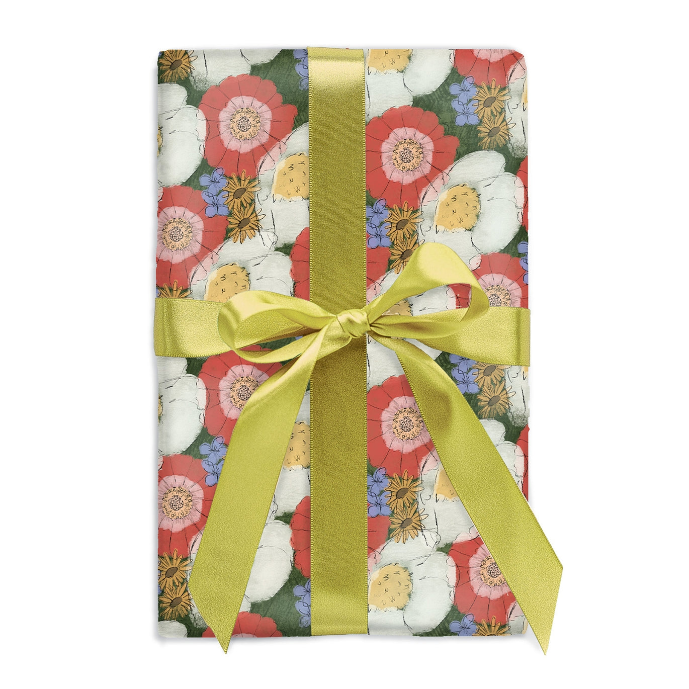 Groovy Field Flowers Gift Wrap