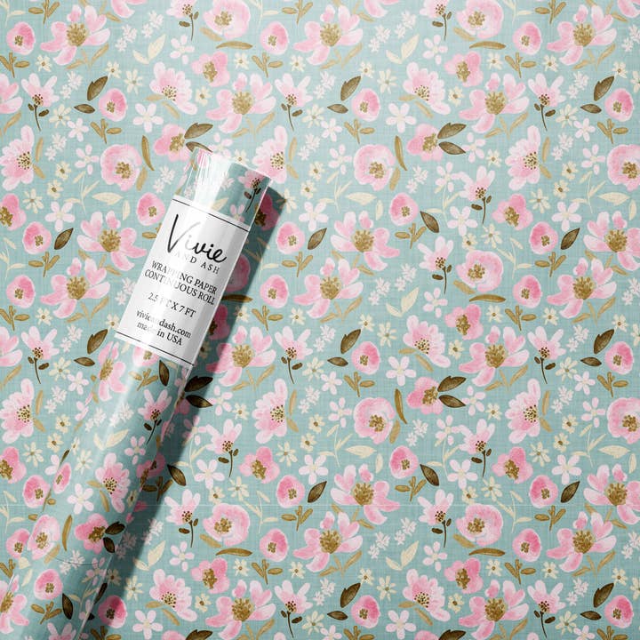 Garden Floral Wrapping Paper