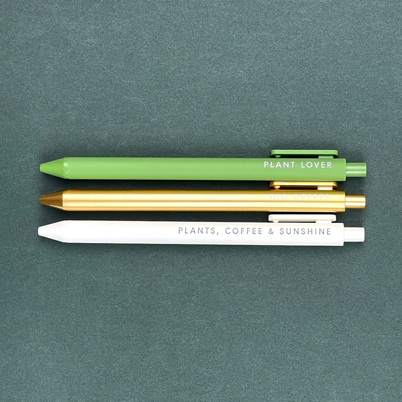 Plant Jotter Gel Pen Set
