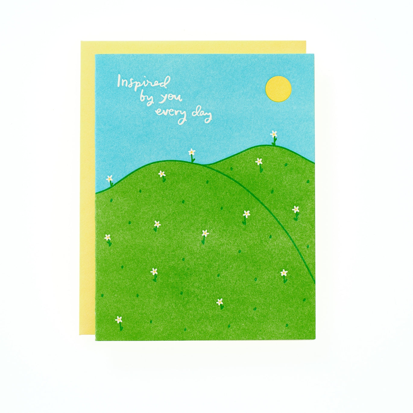 Inspired Hills Greeting Card