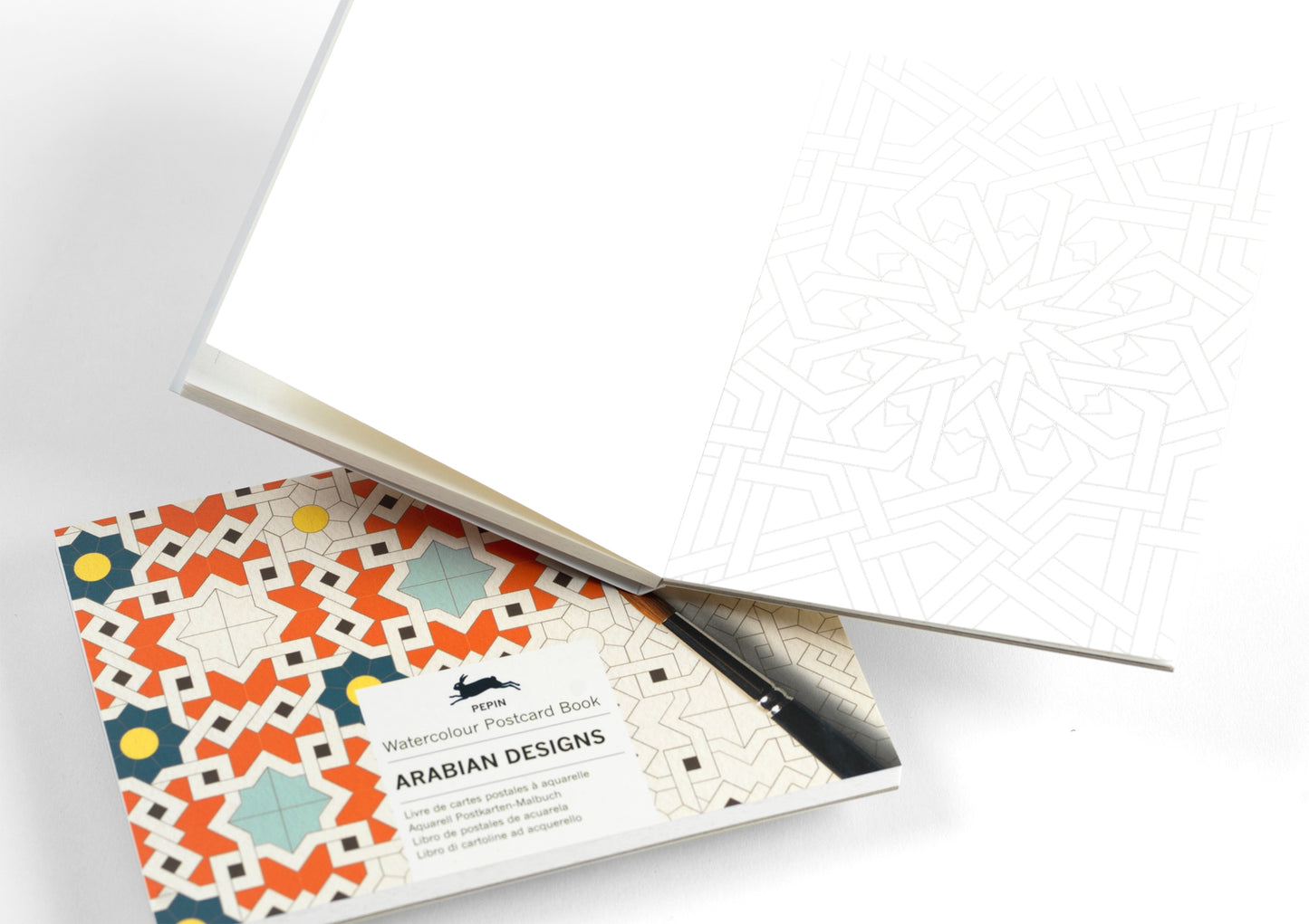 Arabian Designs Watercolor Postcard Book