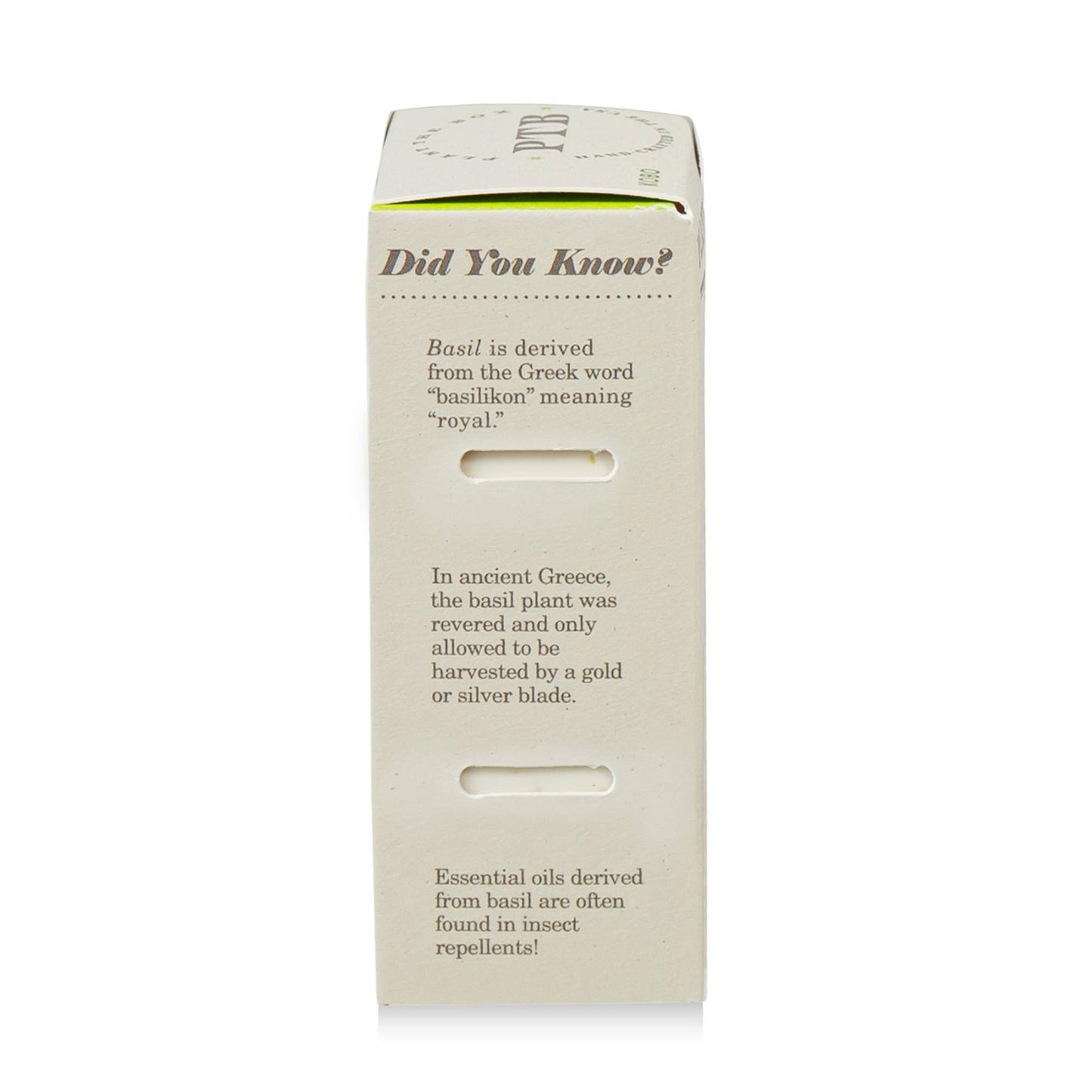 Fresh Picked Basil - Plant the Box Bar Soap - 7 oz