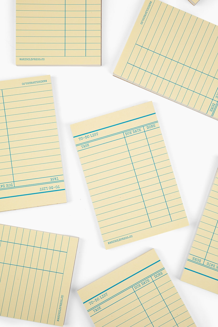 Library Card Notepad