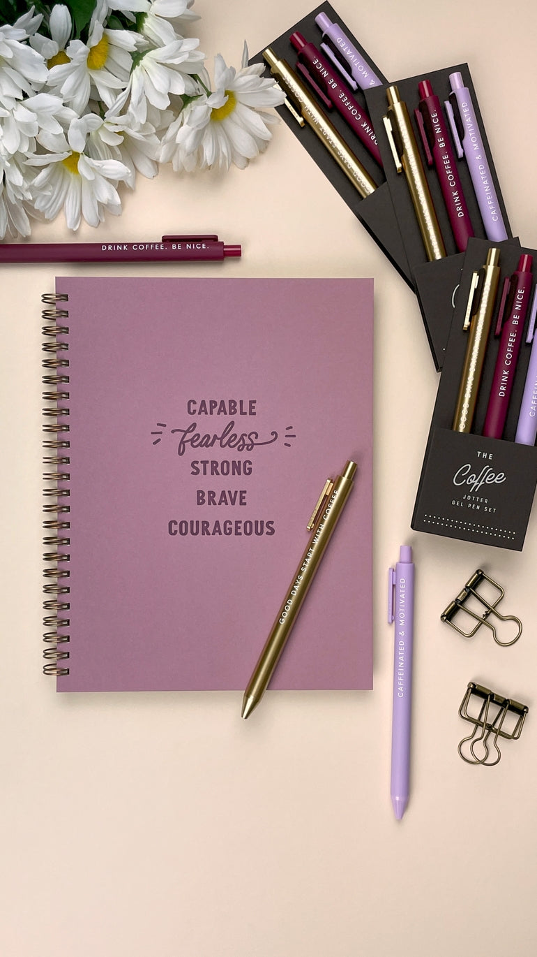 The Coffee Jotter Gel Pen Set