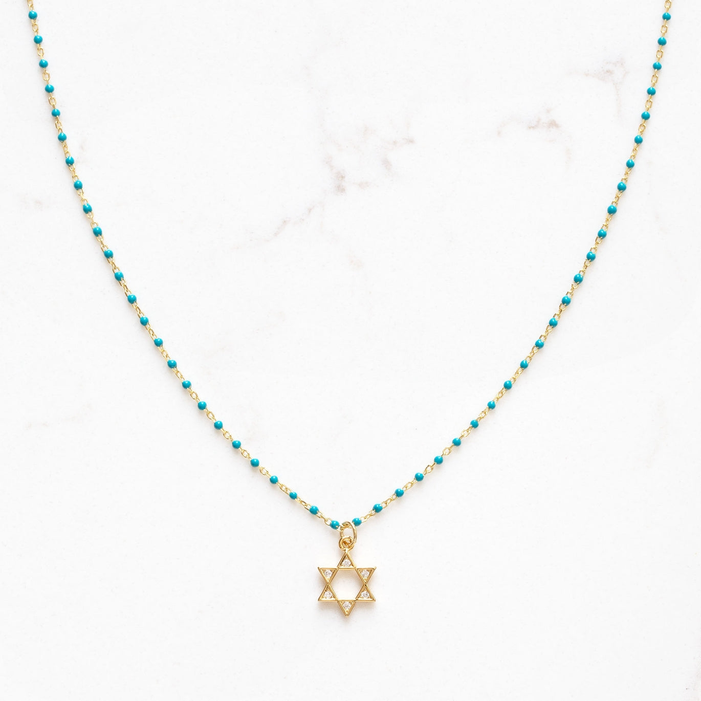 Jewish Spirit Beaded Charm Necklace - 2 Styles