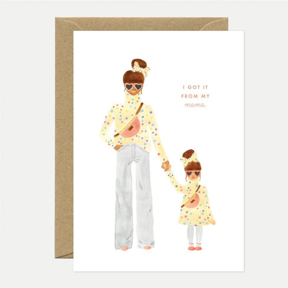 Mama Daughter Card
