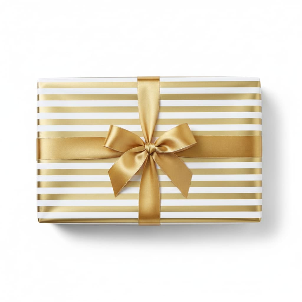 Club Stripe Reversible Gift Wrap