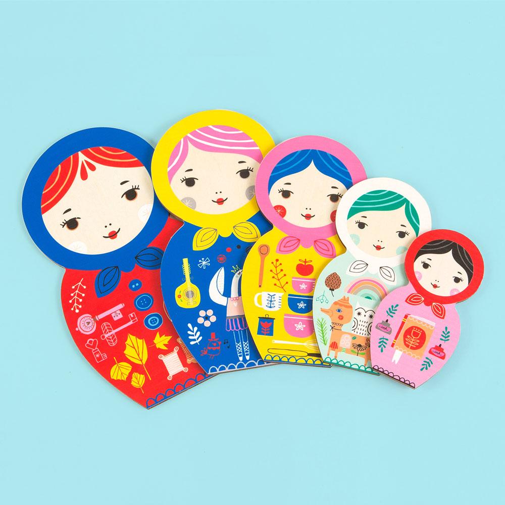 Masha and Friends Nesting Doll Puzzle