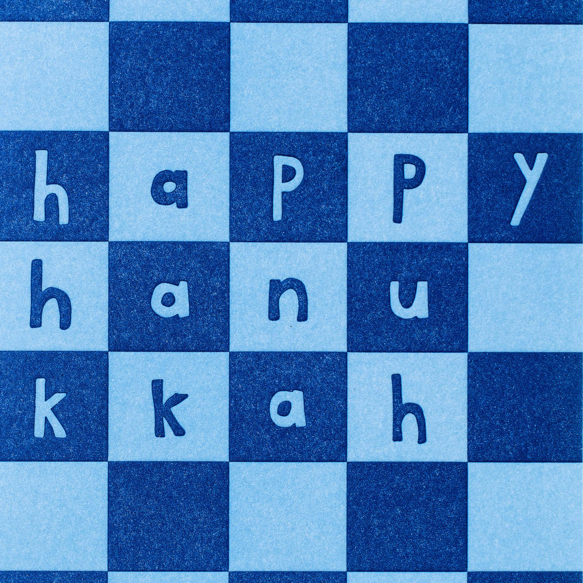 Hanukkah Checker Greeting Card