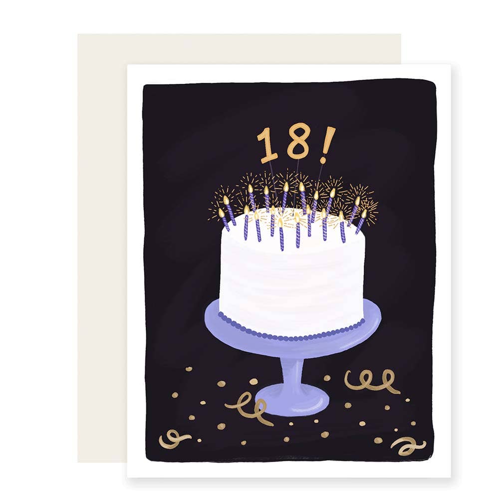 Happy 18th Birthday Card