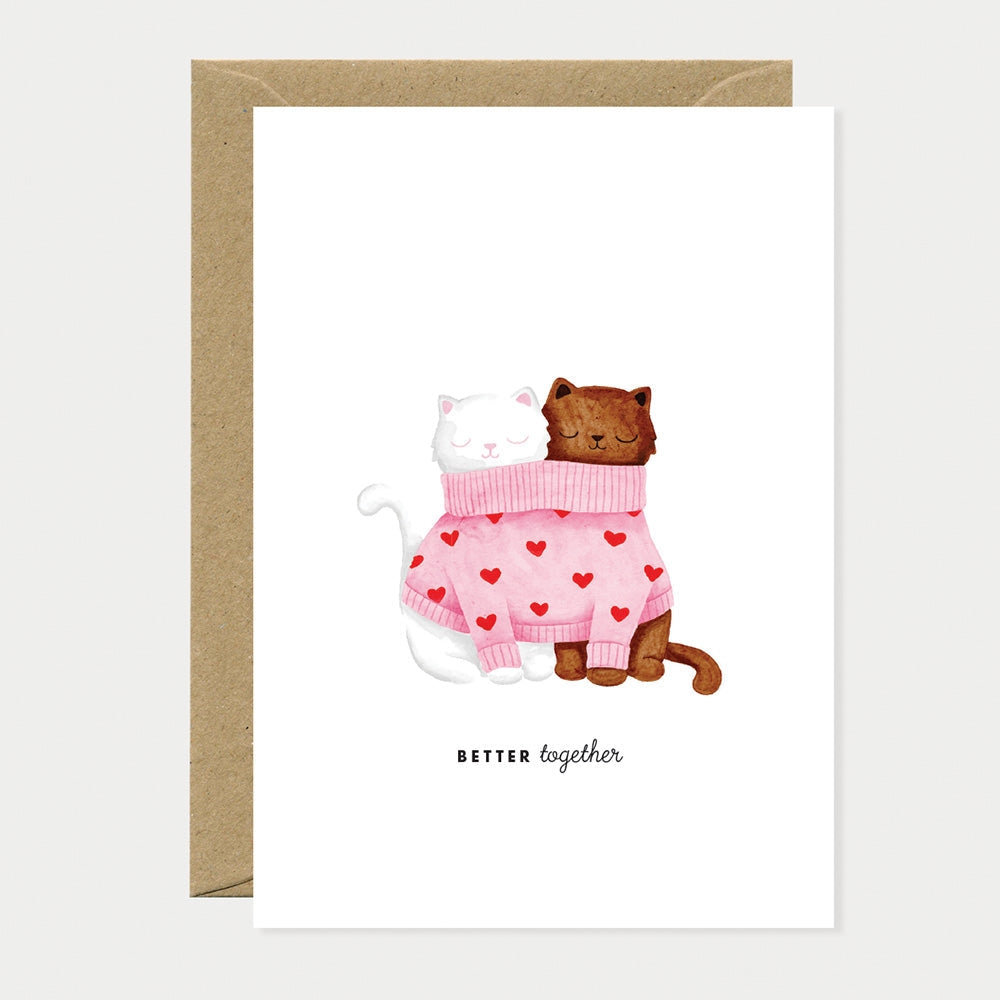Better Together Cats Card