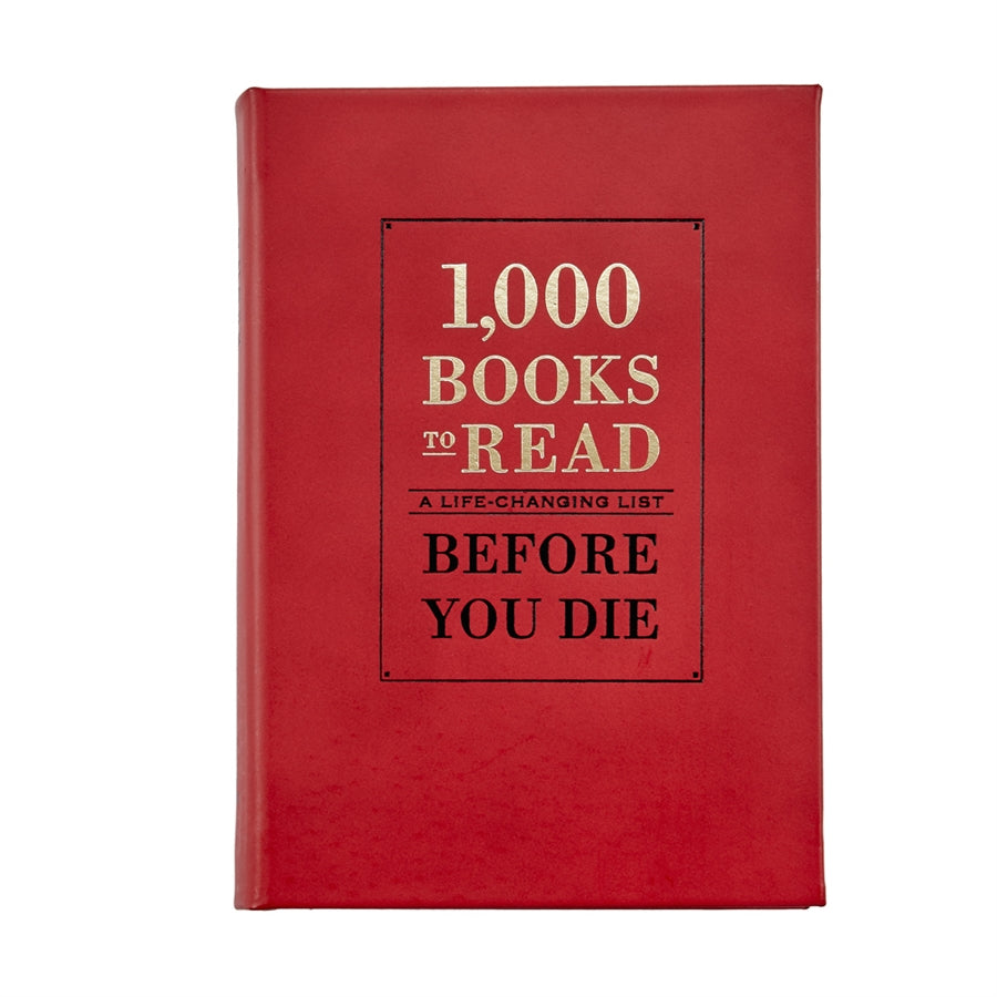 1000 Books to Read Before You Die - Leather Bound