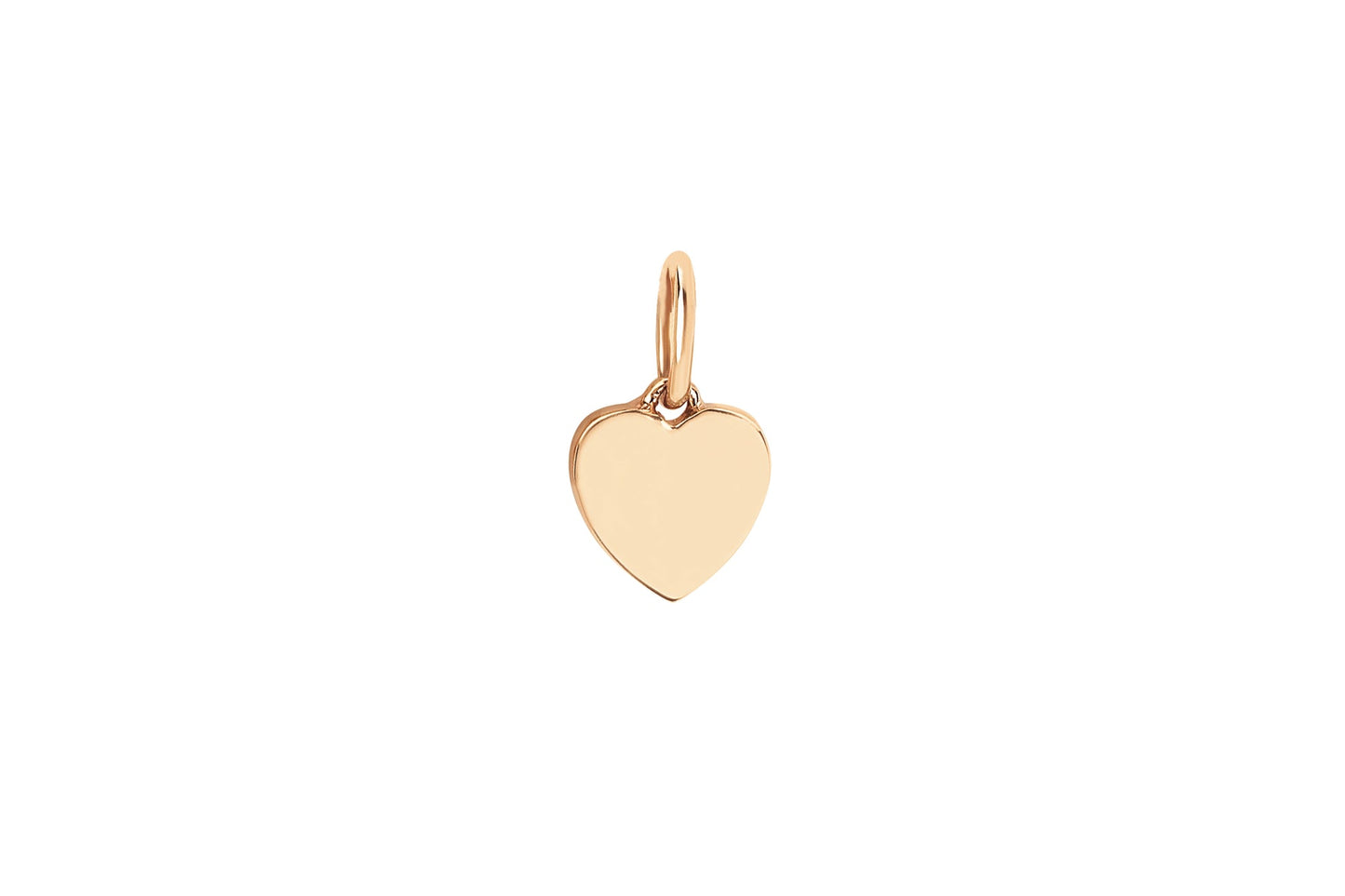 Heart Initial Charm