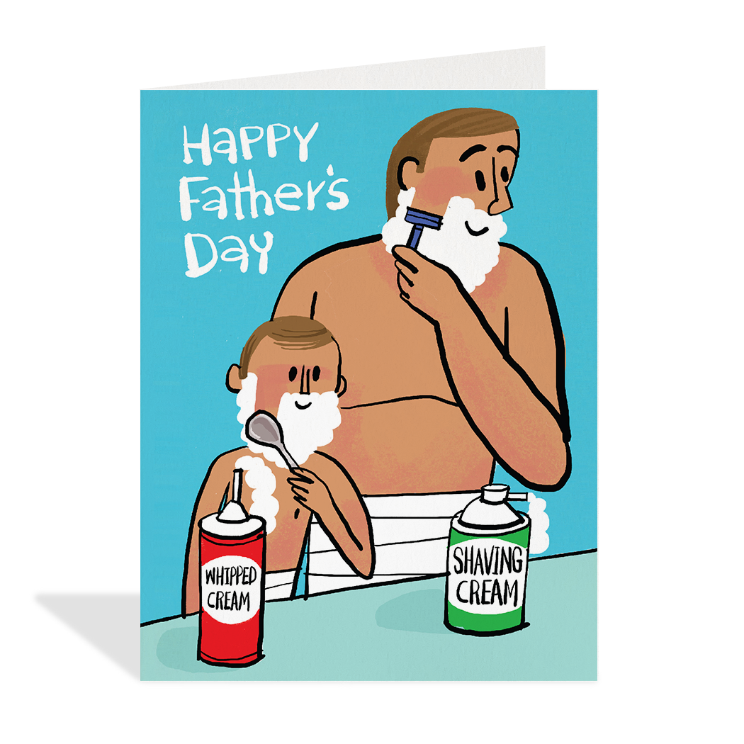 Shaving Tips Father's Day Card