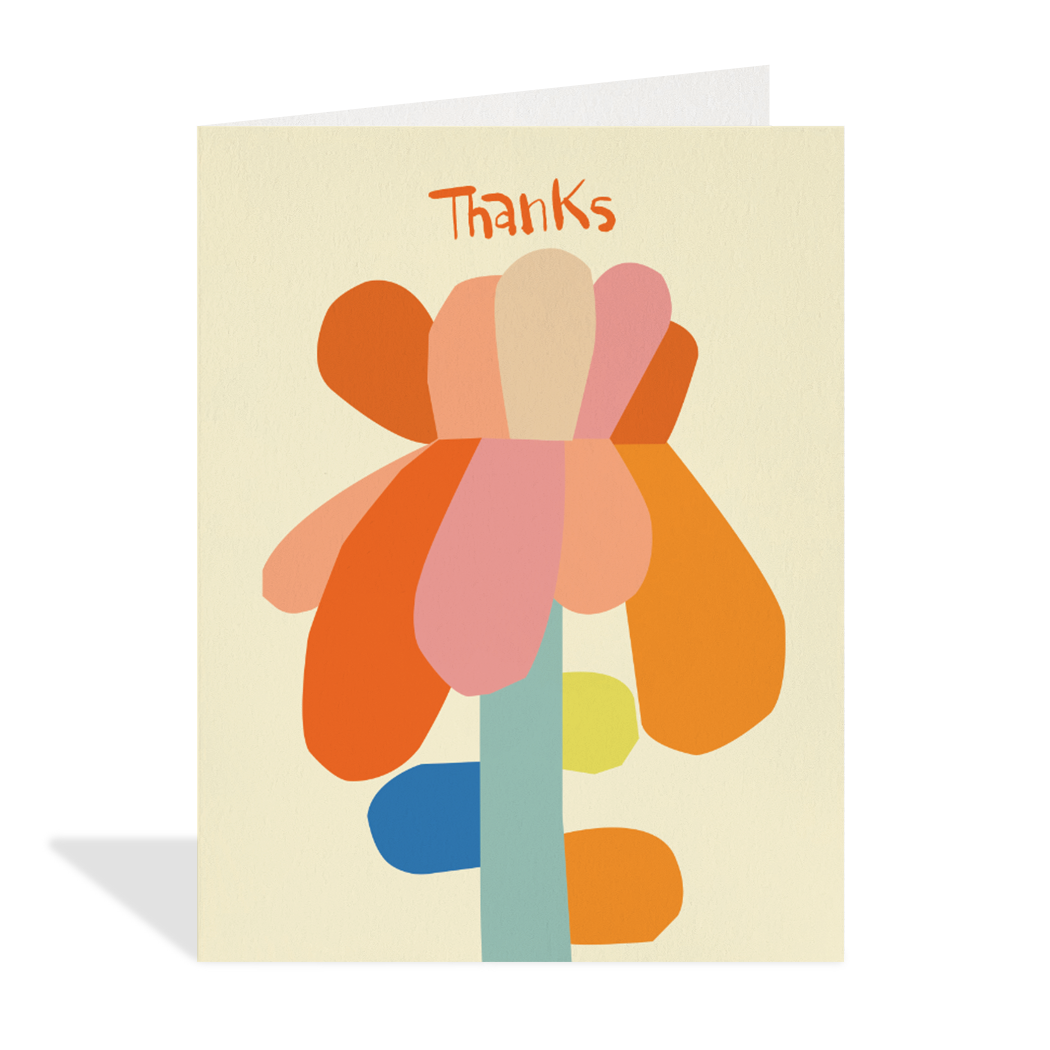 Blossoming Thanks Card