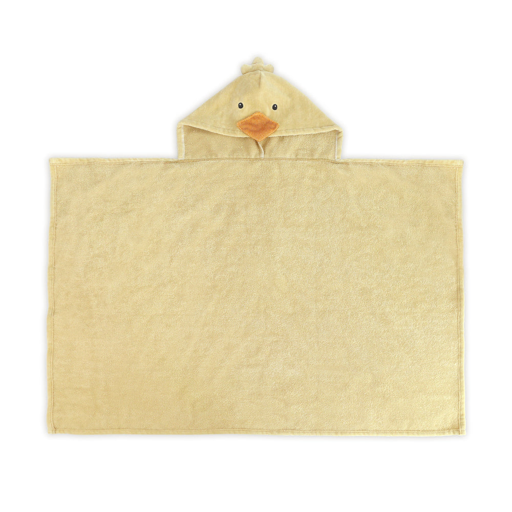 Puddles Duck Hooded Towel