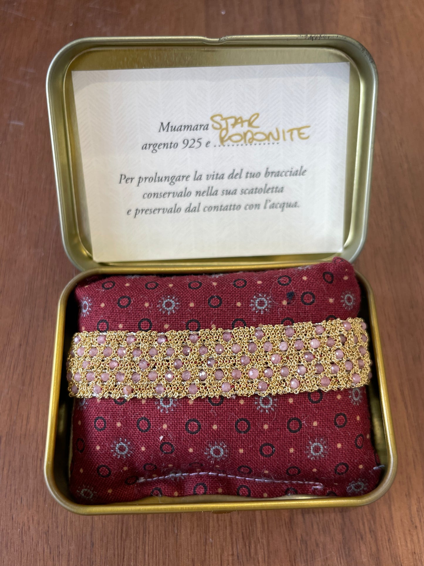 Muamara Star Rodonite Bracelet