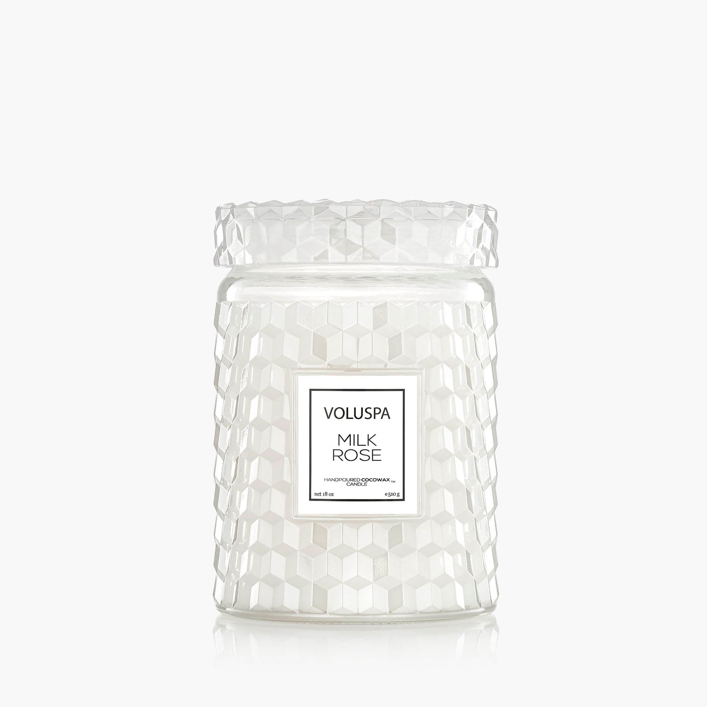 Milk Rose 18oz Large Jar Candle