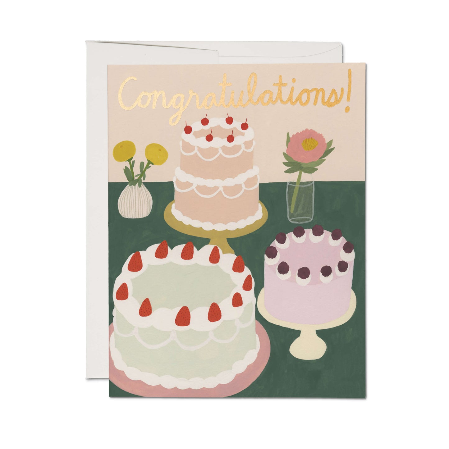 Cake Celebration Congratulations Card