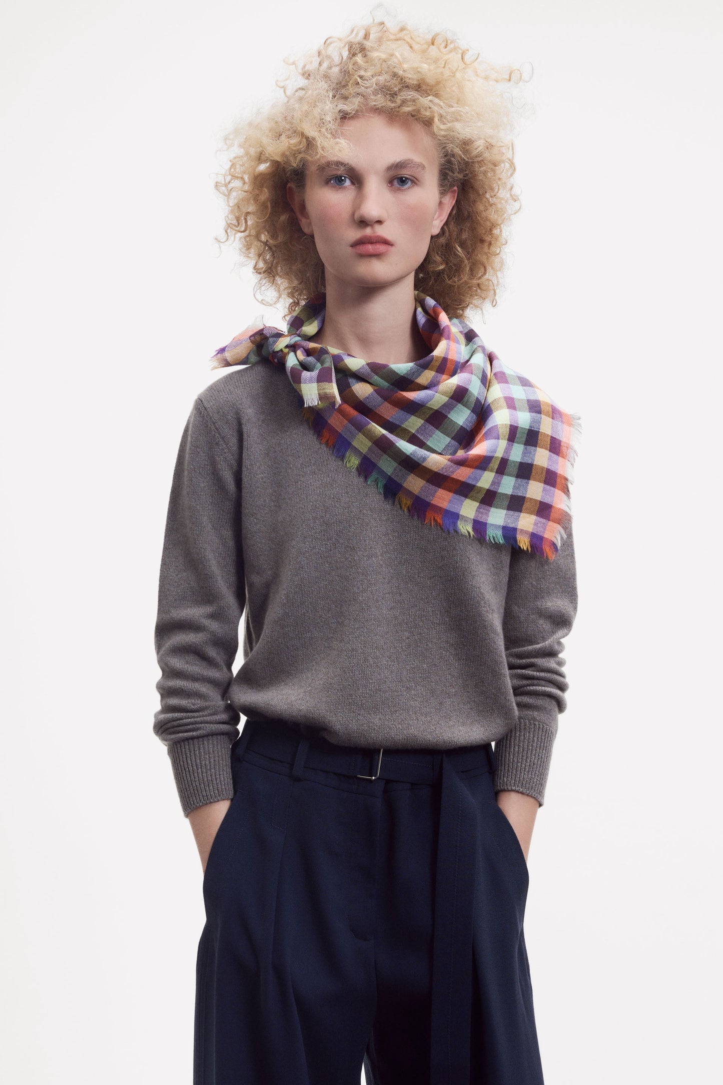 Checks Square Bandana