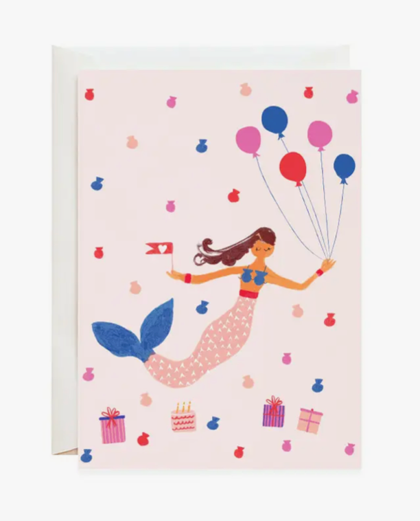 Mermaid Birthday Mini Card