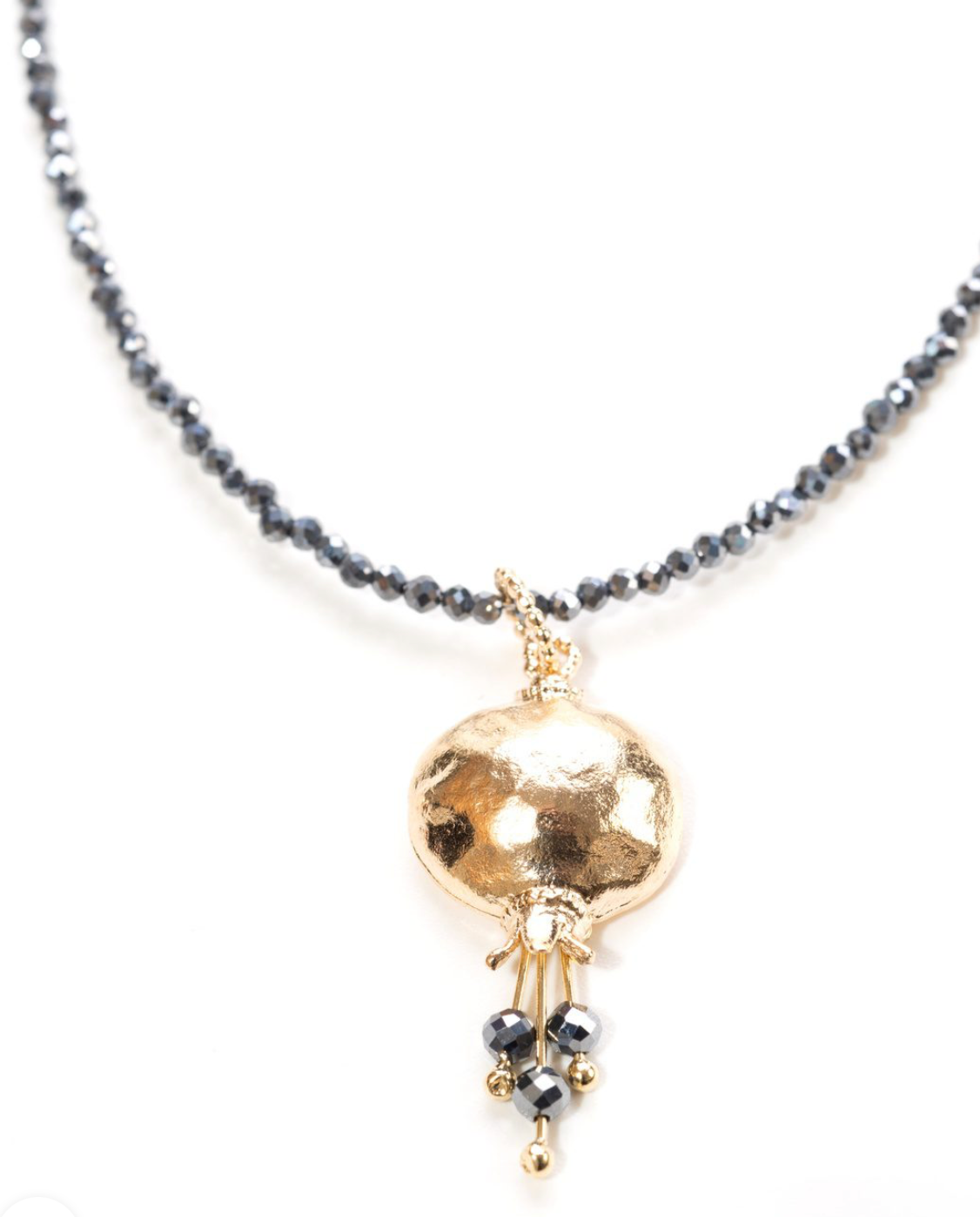 Pomegranate Beaded Necklace