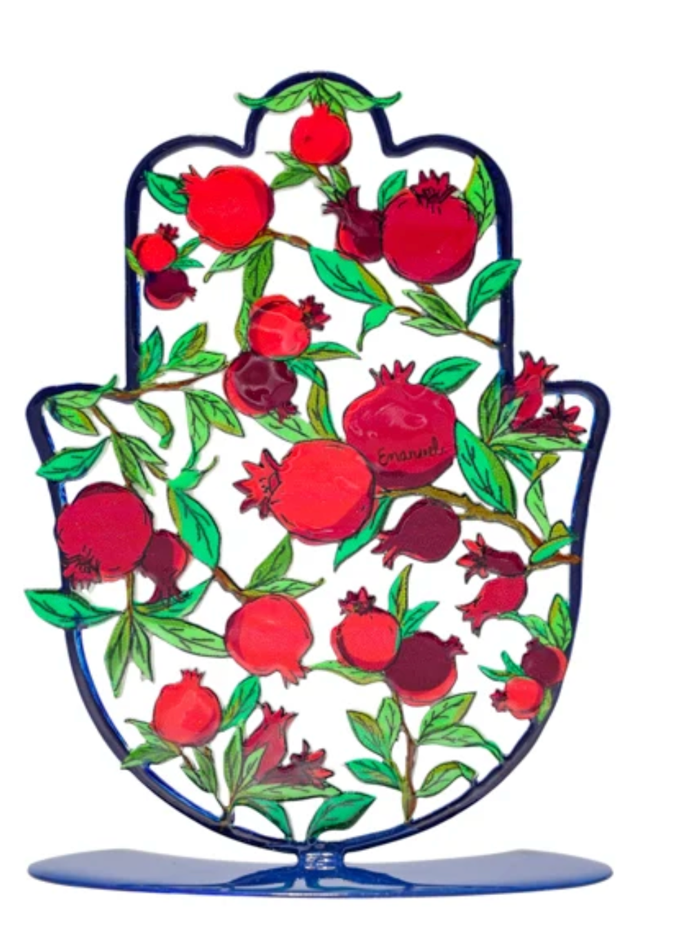 Small Standing Pomegranate Hamsa