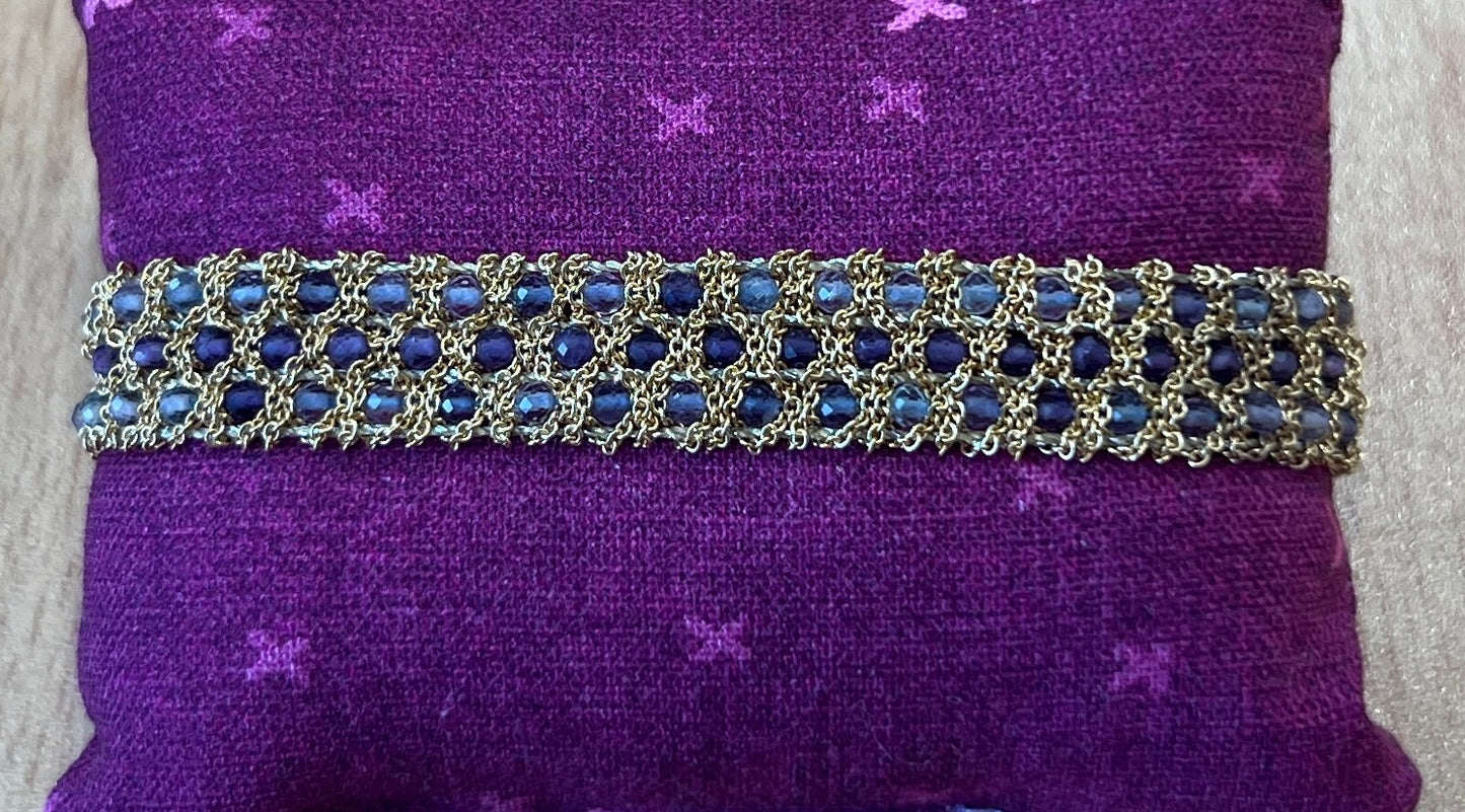 Muamara Star Mini Amethyst/Fluorite Bracelet