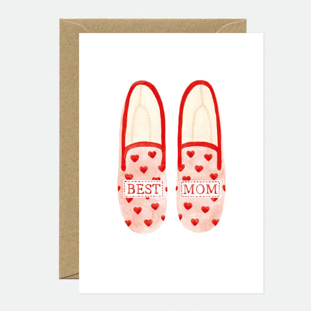 Best Mum Slippers Card