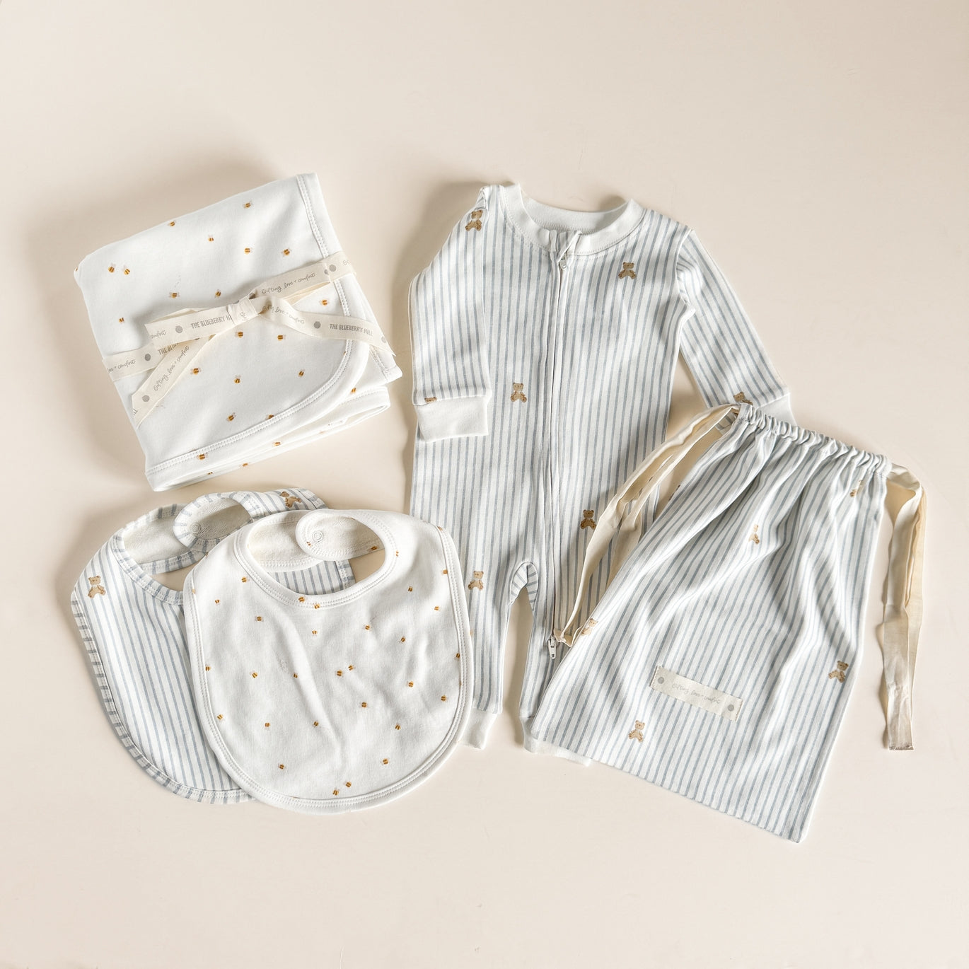 Bear Bee Layette Set