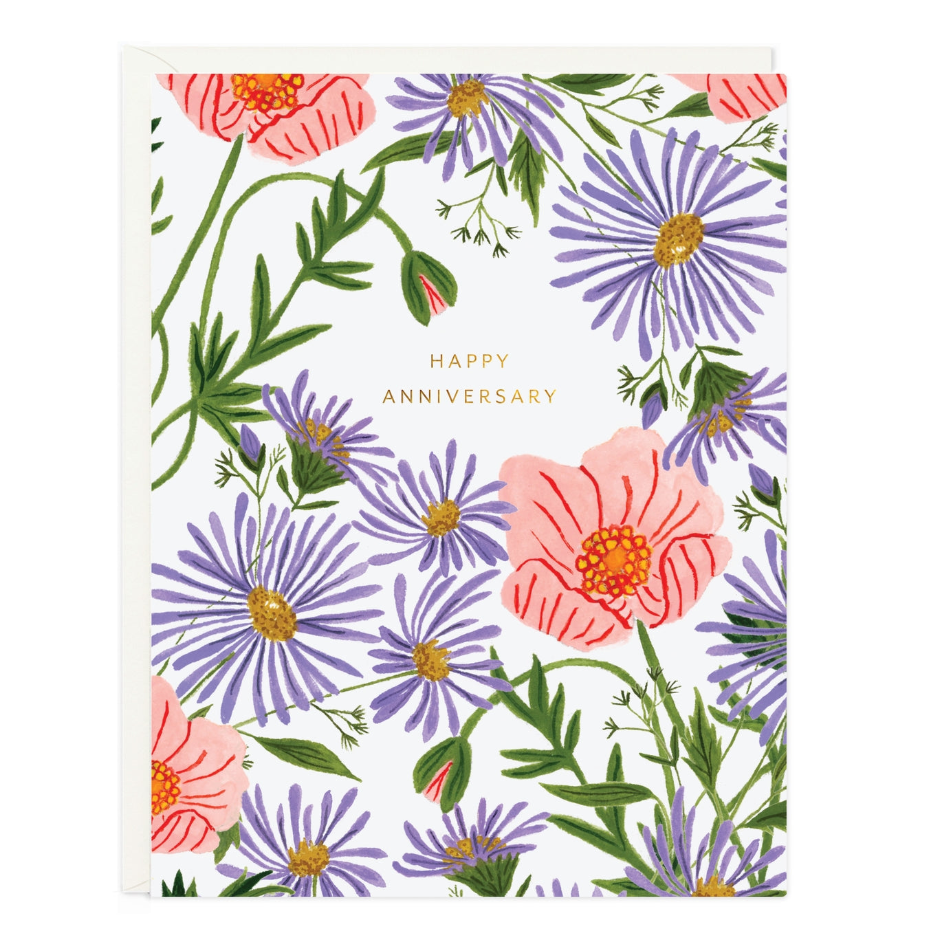 Poppy Anniversary Card