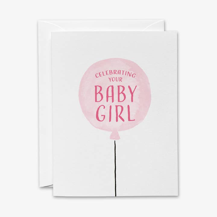 Celebrating Your Baby Girl Card