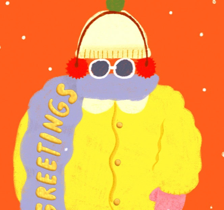 Bundled Up Holiday Card