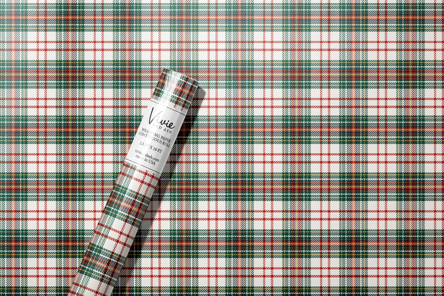 Classic Christmas Tartan Wrapping Paper