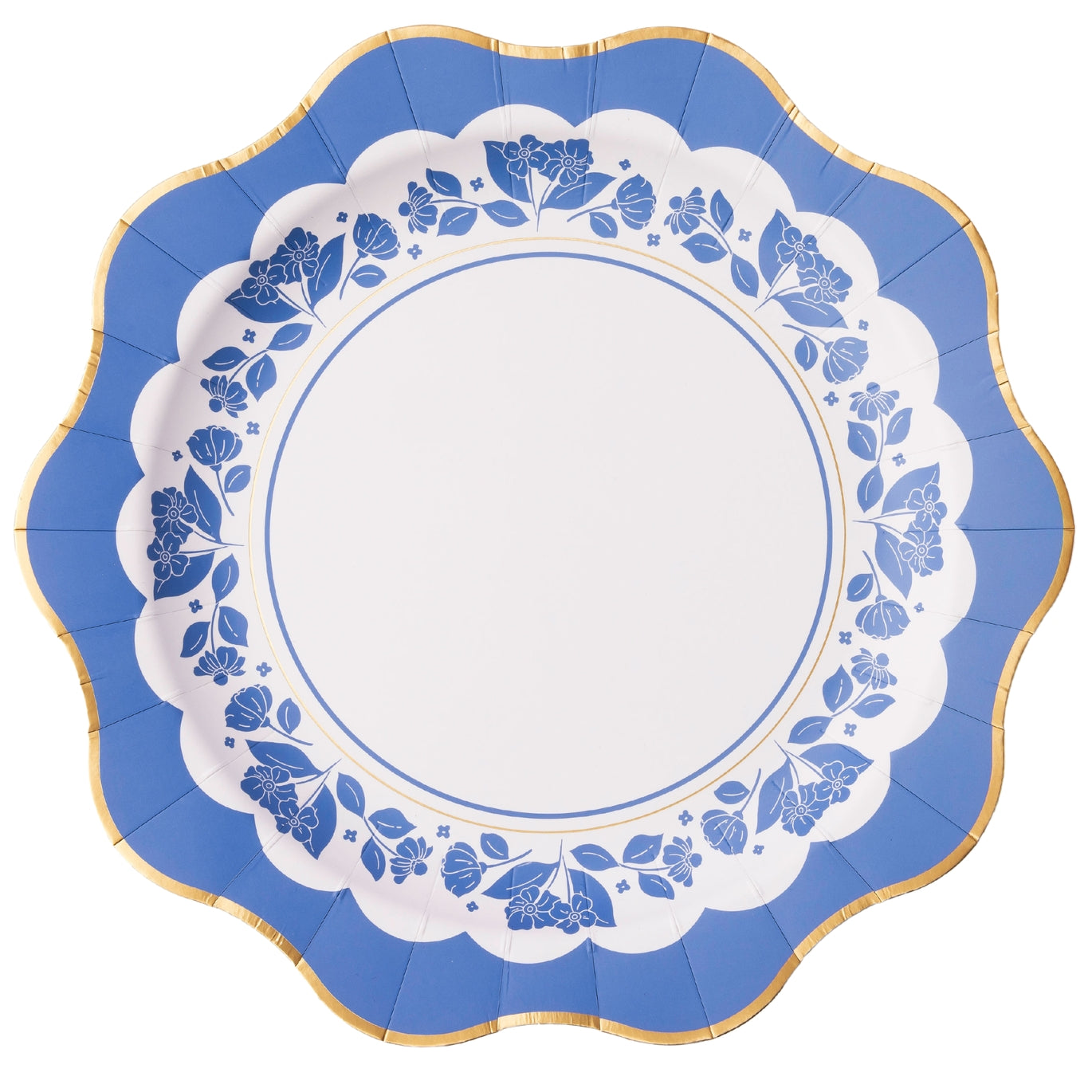 Belle Blue Floral Dinner Plates