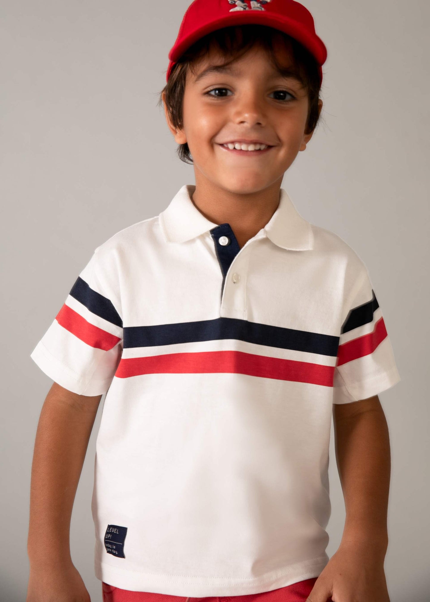 Color Stripes Polo Shirt
