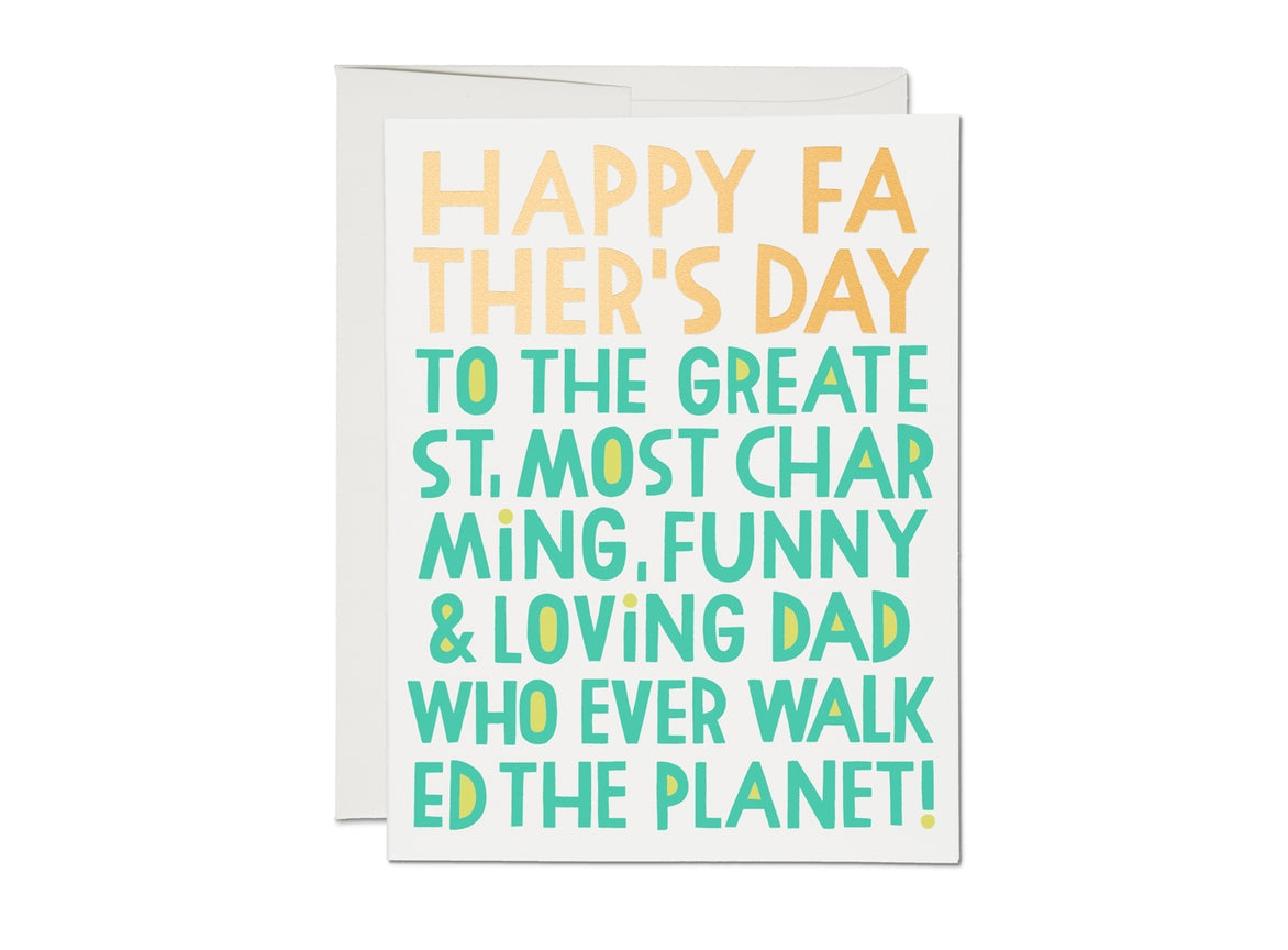 Most Charming Dad Card