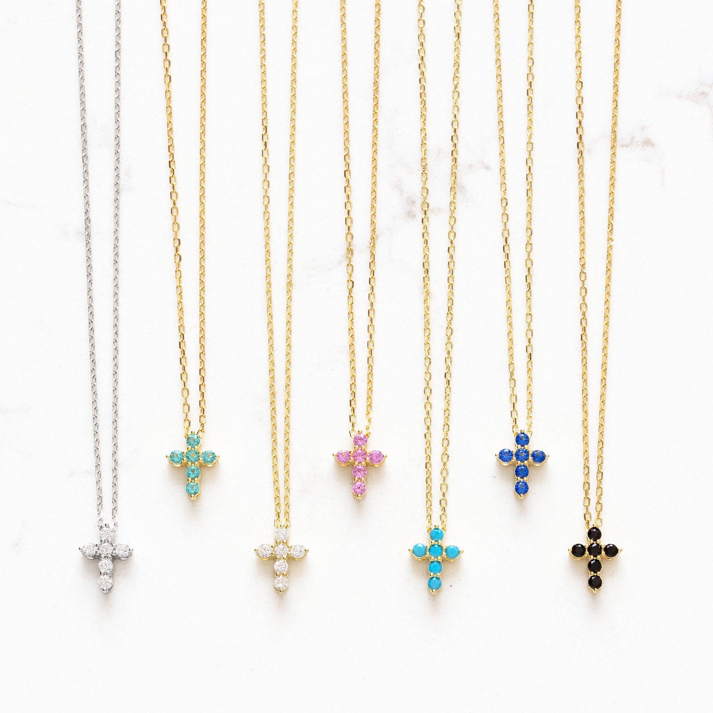 Crystal Cross Necklace