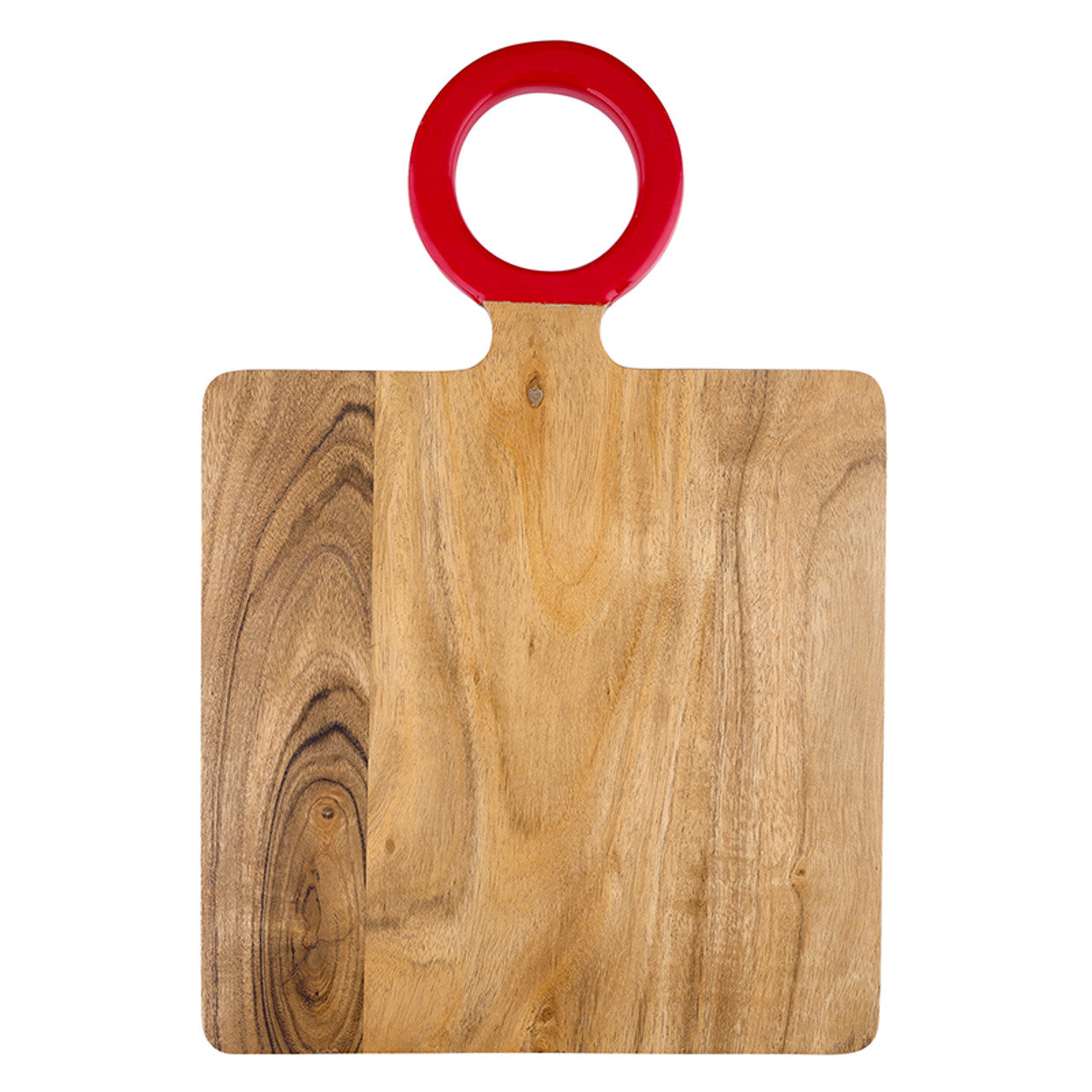 Wood Board with Enamel Handle