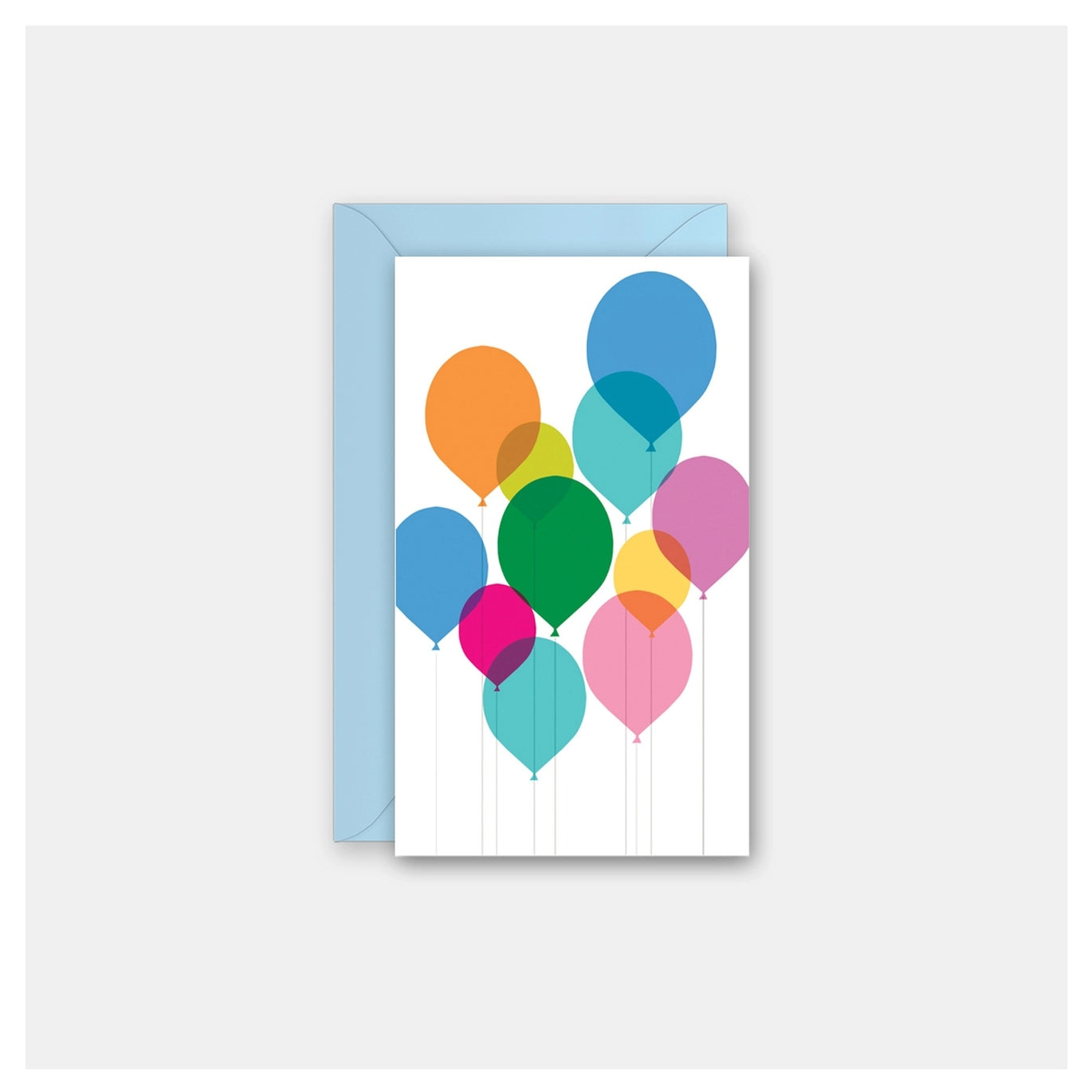 Colorful Balloons Gift Enclosure Card
