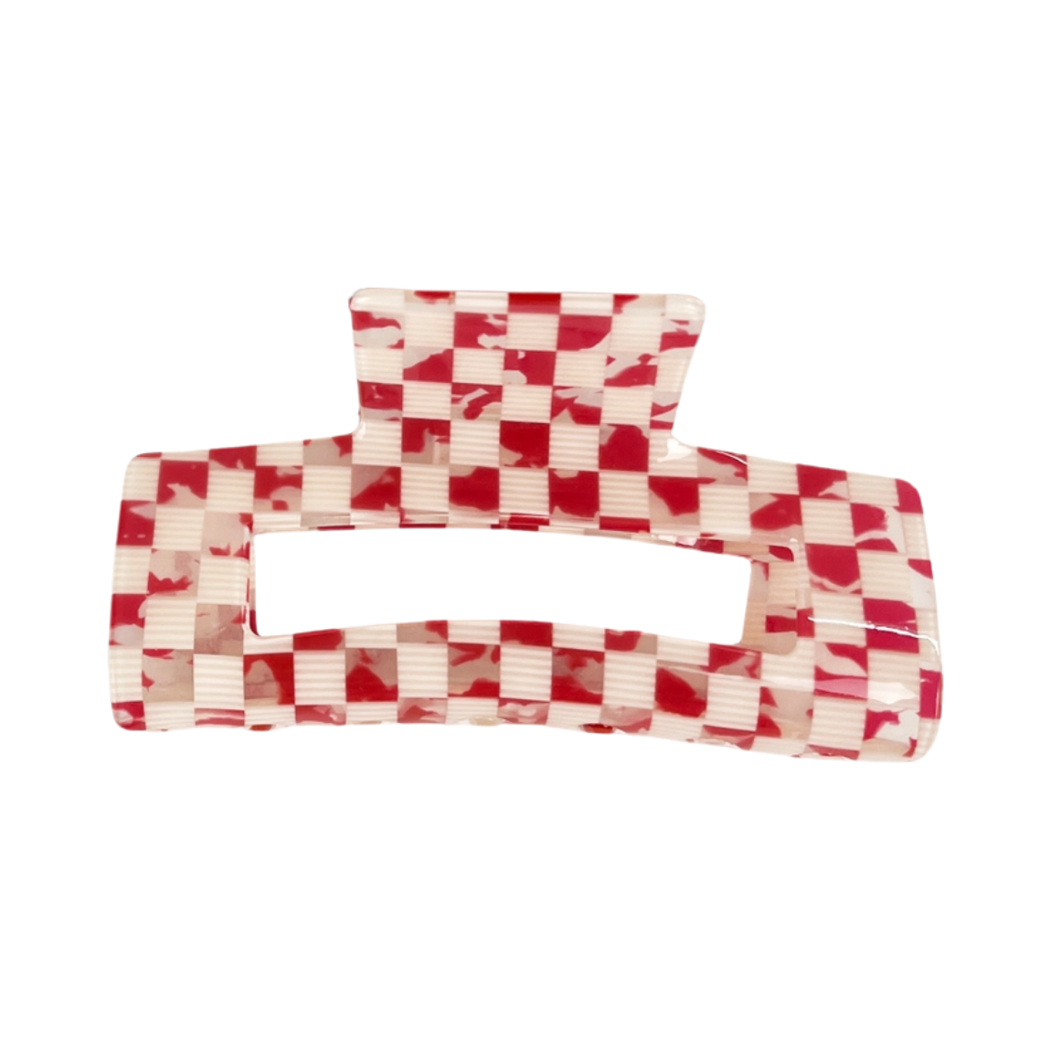 Checkerboard Hair Claw