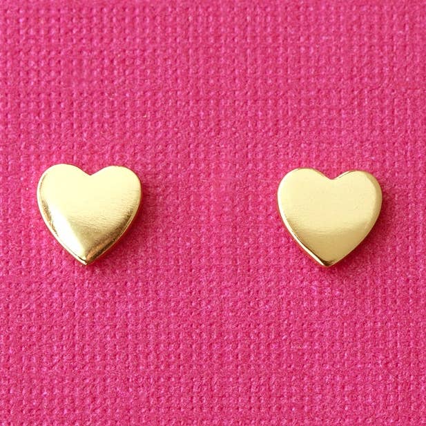 Heart Stud Earrings