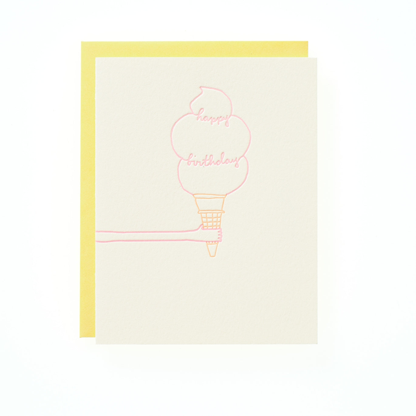 Ice Cream Birthday Greeting Card
