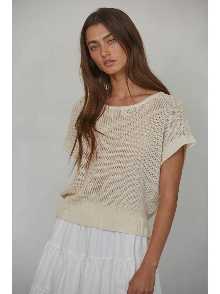 See Through Pullover Top