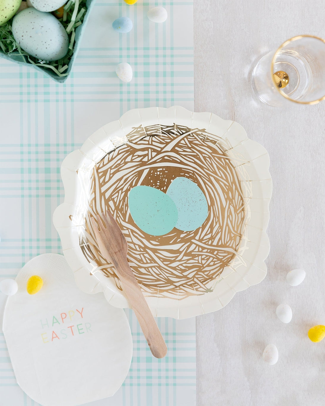 Nest Shaped Paper Plates