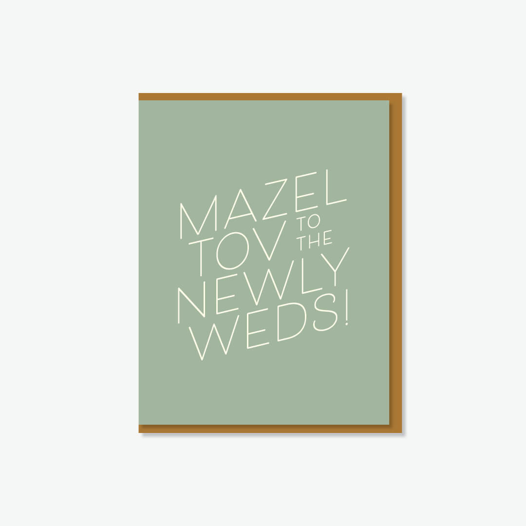 Mazel Tov Newlyweds Card