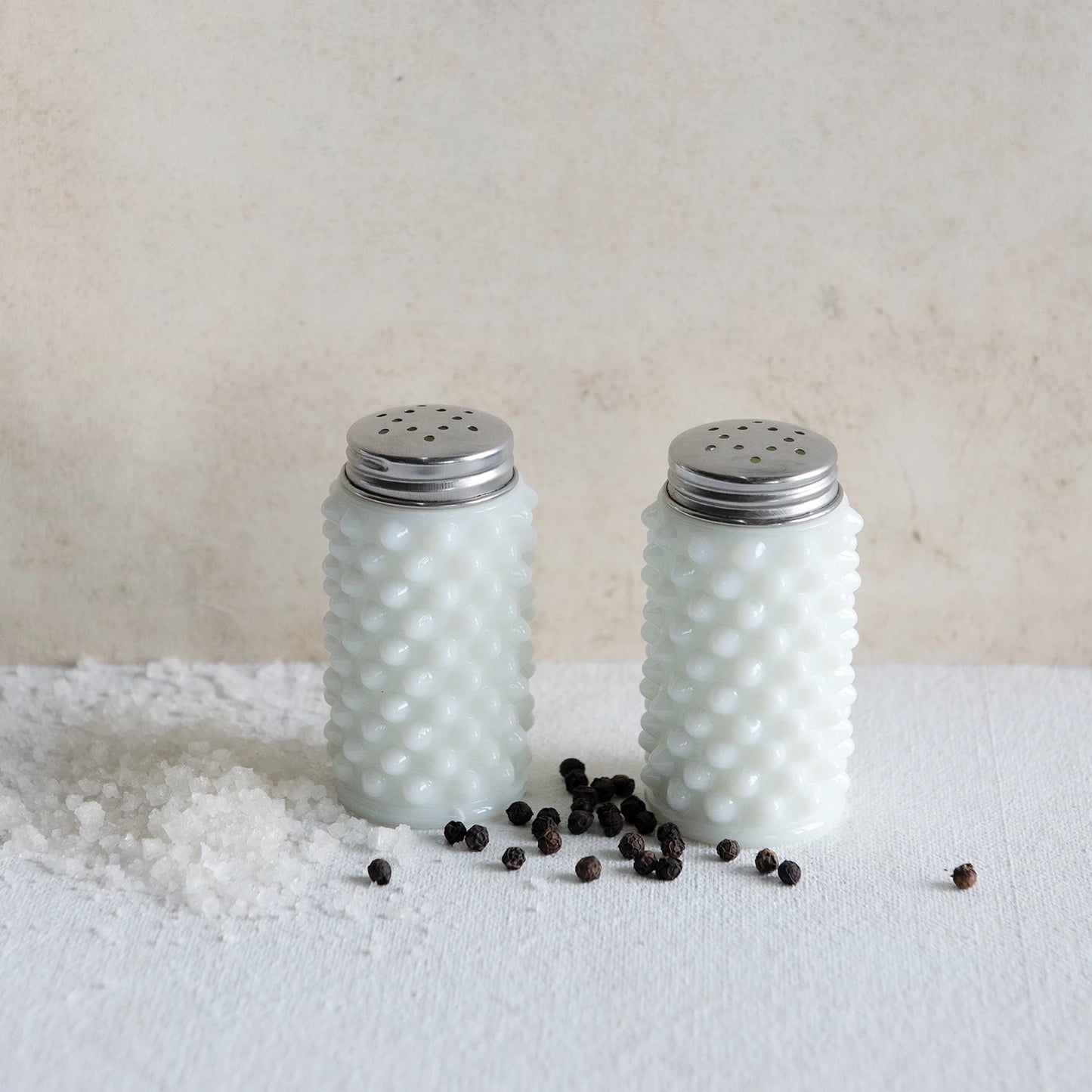 Glass Salt and Pepper Shakers
