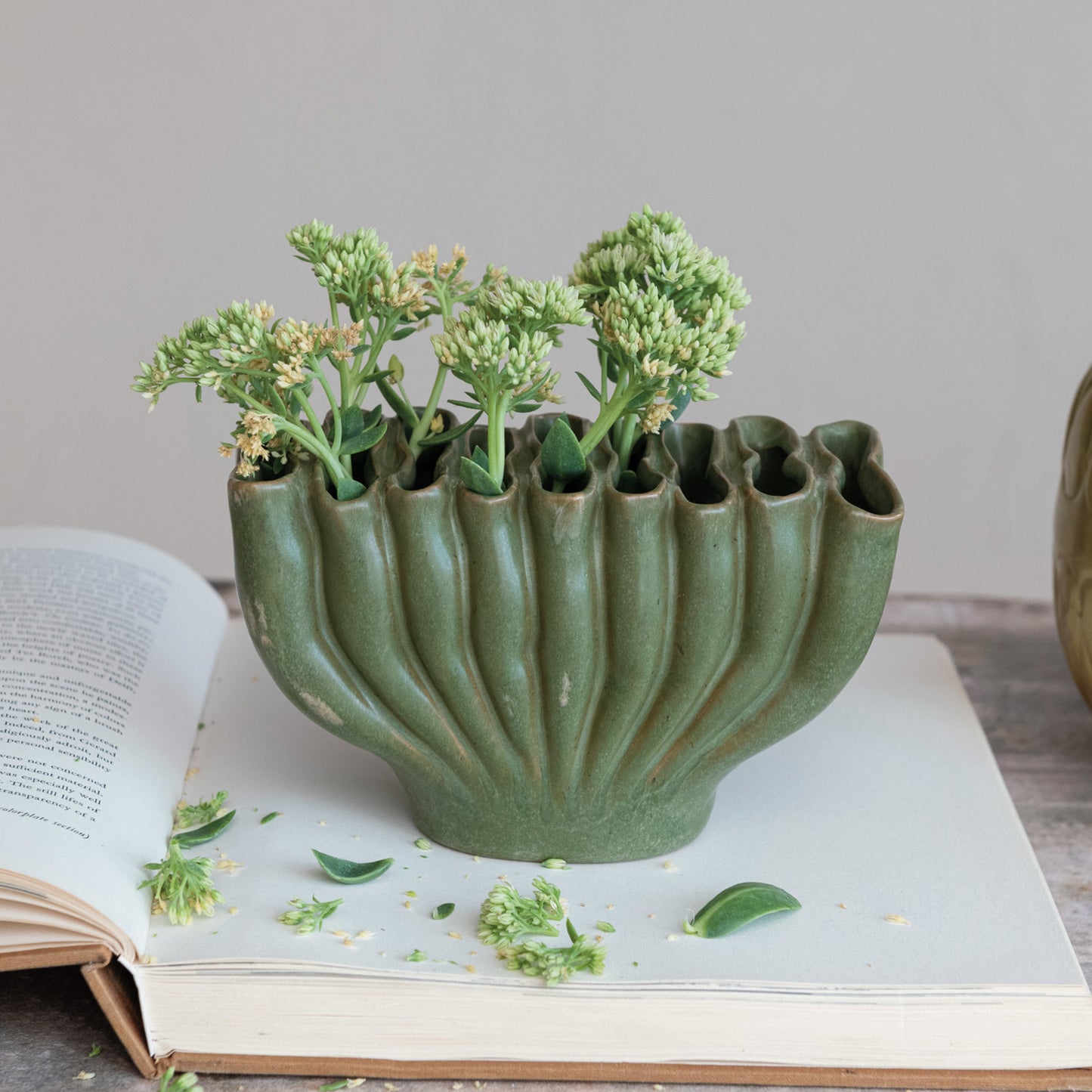 Stoneware Sculptural Vase
