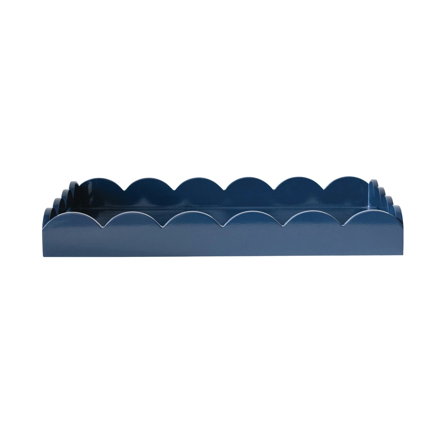 Lacquered Scalloped Tray