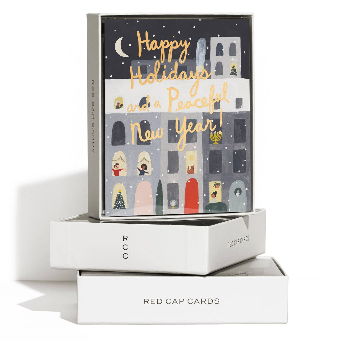 City Snow Holiday Boxed Card Set